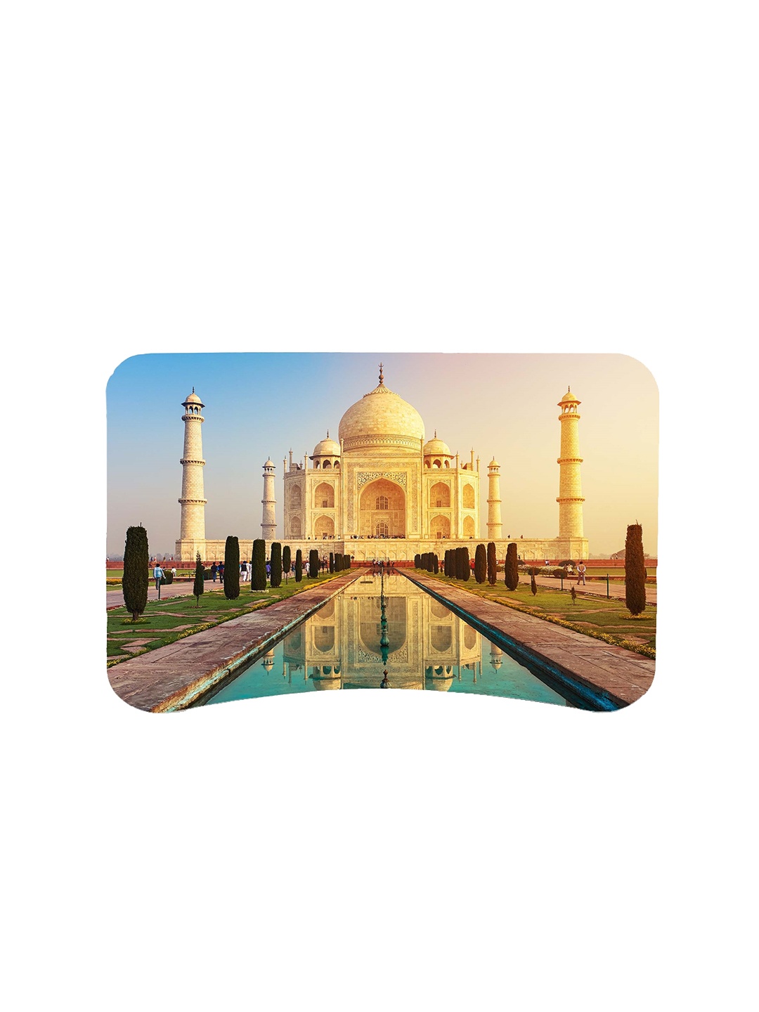

Sattva Taj Mahal Printed Portable Laptop Table, Yellow