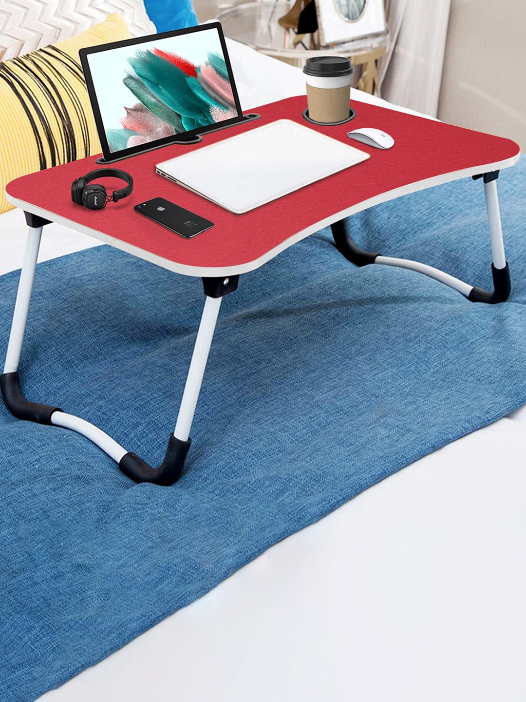 

Sattva Red Portable Laptop Table