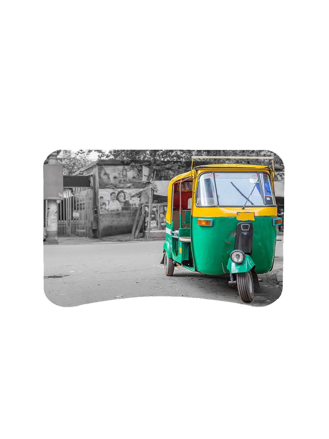 

Sattva Grey & Green Printed Portable Folding Laptop Table