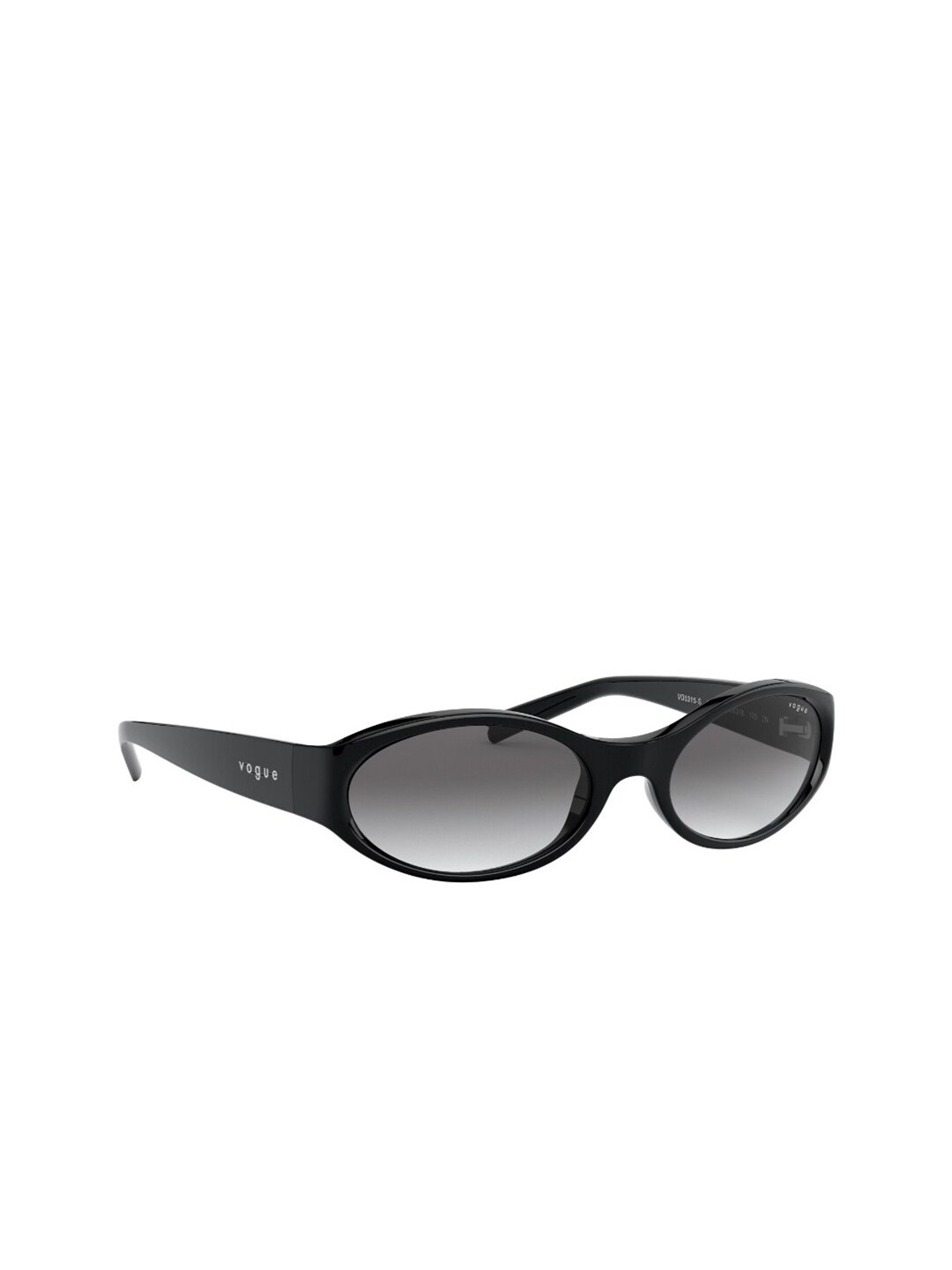 

vogue Women Oval Sunglasses with UV Protected Lens 8056597189491, Black