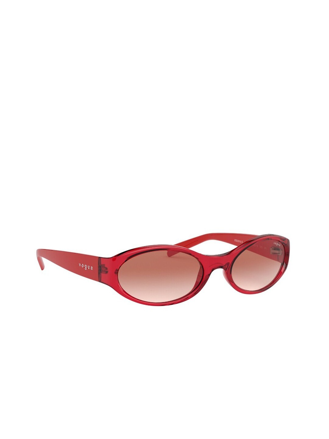 

vogue Women Oval Sunglasses With UV Protected Lens 8056597189484, Red