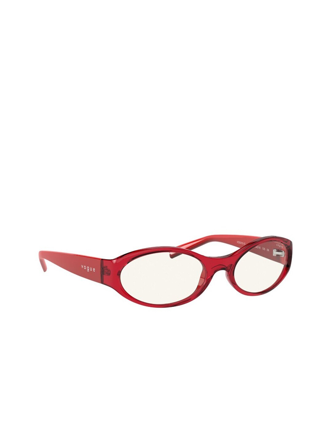 

vogue Women Lens & Oval Sunglasses with UV Protected Lens 8056597378918, Red