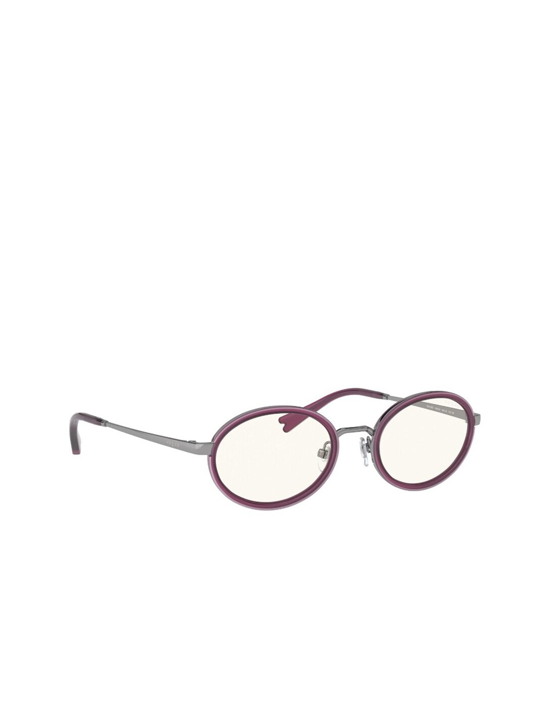 

vogue Women Oval Sunglasses with UV Protected Lens 8056597379014, Transparent