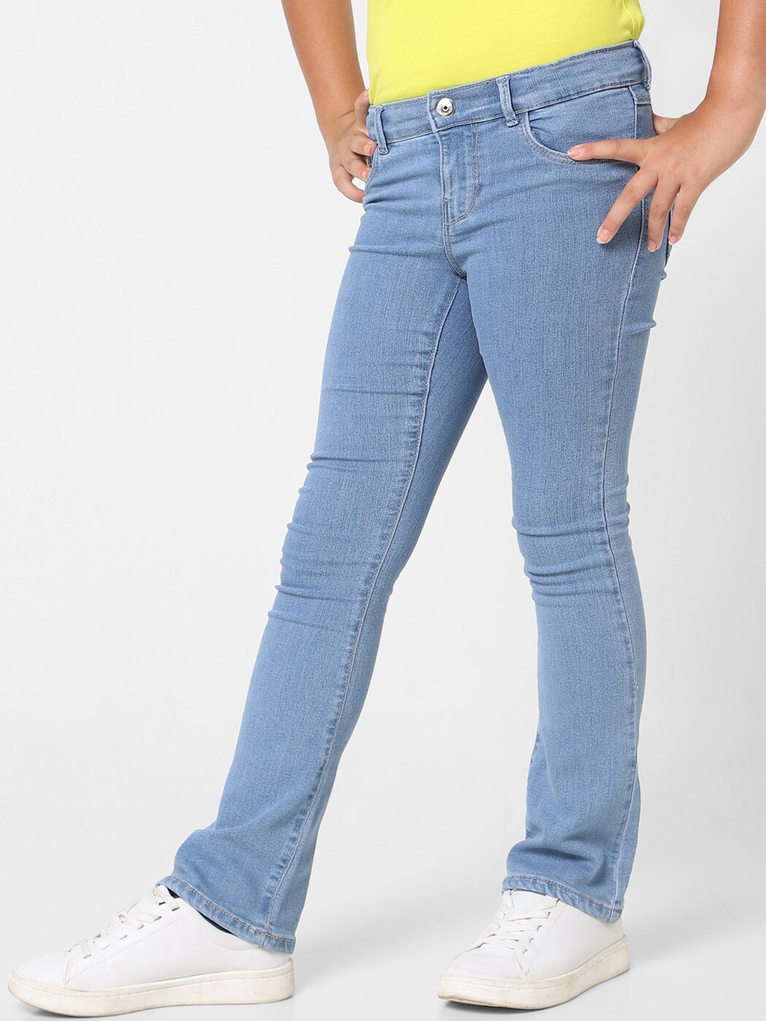 

KIDS ONLY Girls Flared Stretchable Jeans, Blue