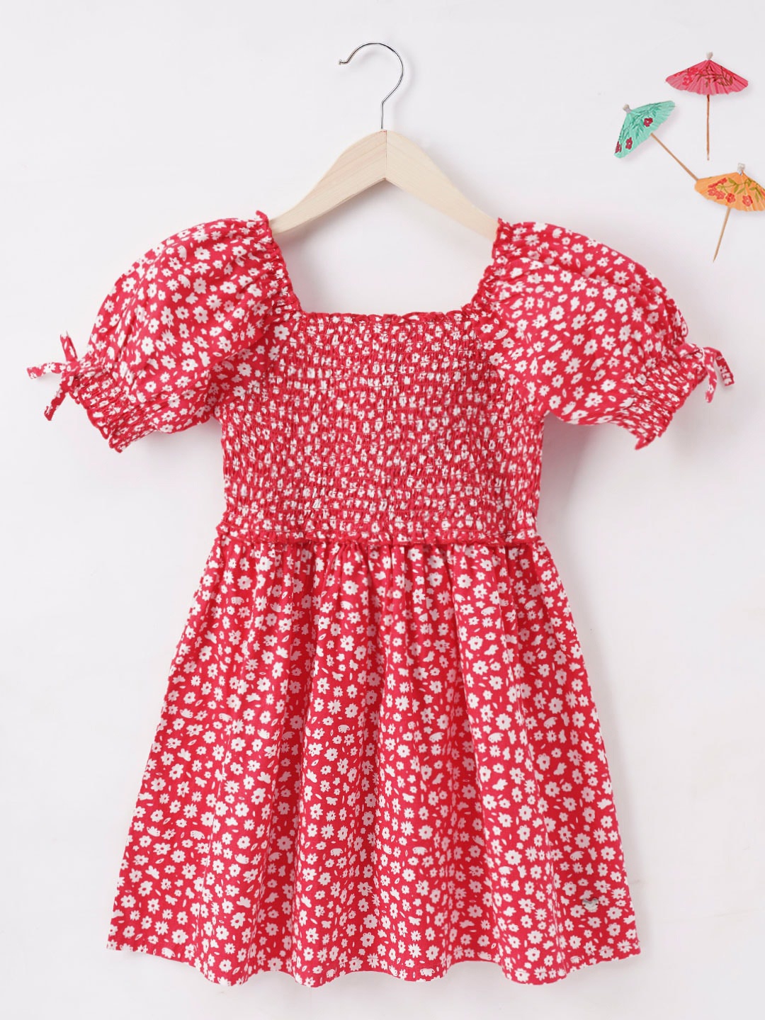 

Ed-a-Mamma Red Floral Dress