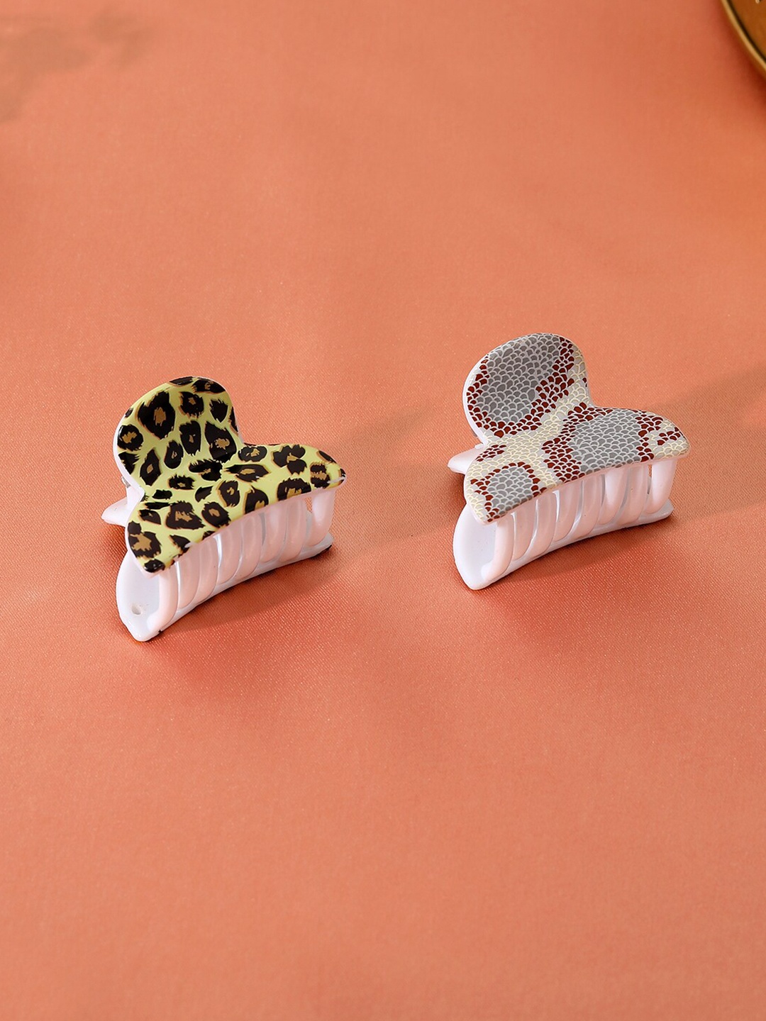 

Estele Women Set of 2 Claw Clip, White