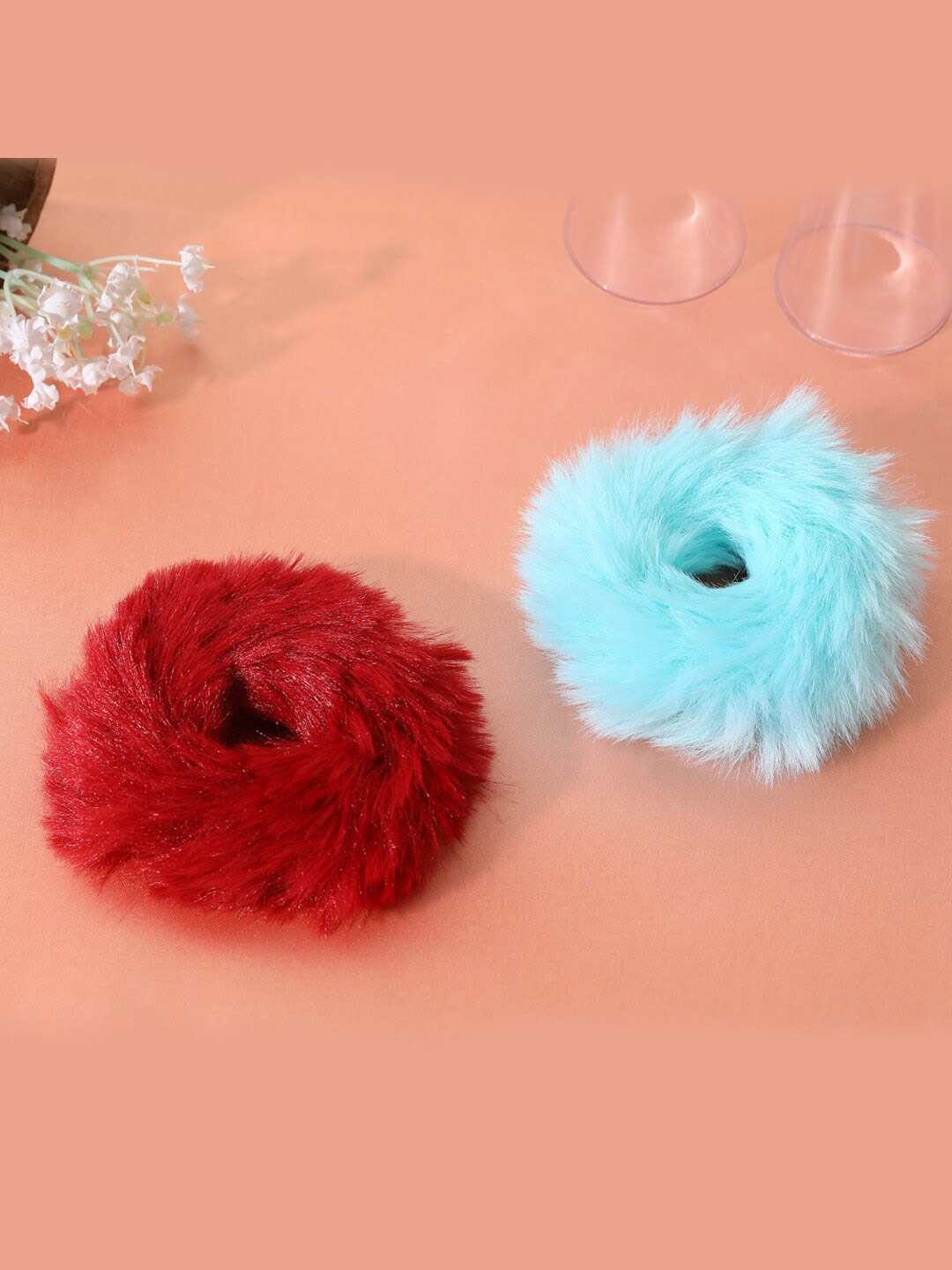 

Estele Set of 2 Ponytail Holders, Blue