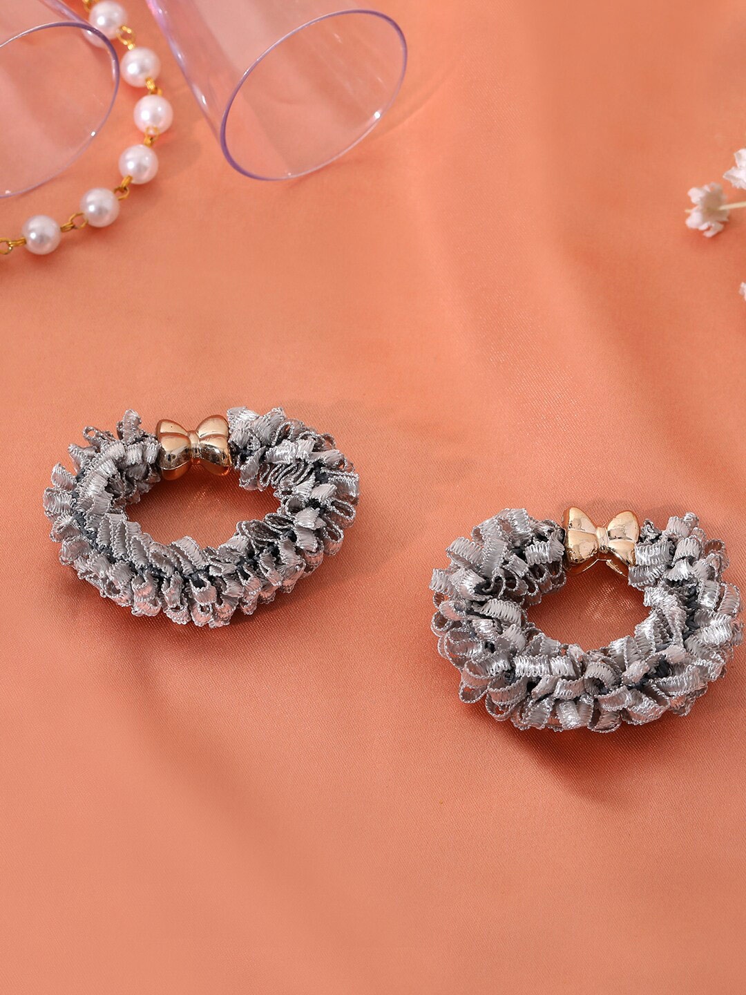 

Estele Set of 2 Hairbands, Silver