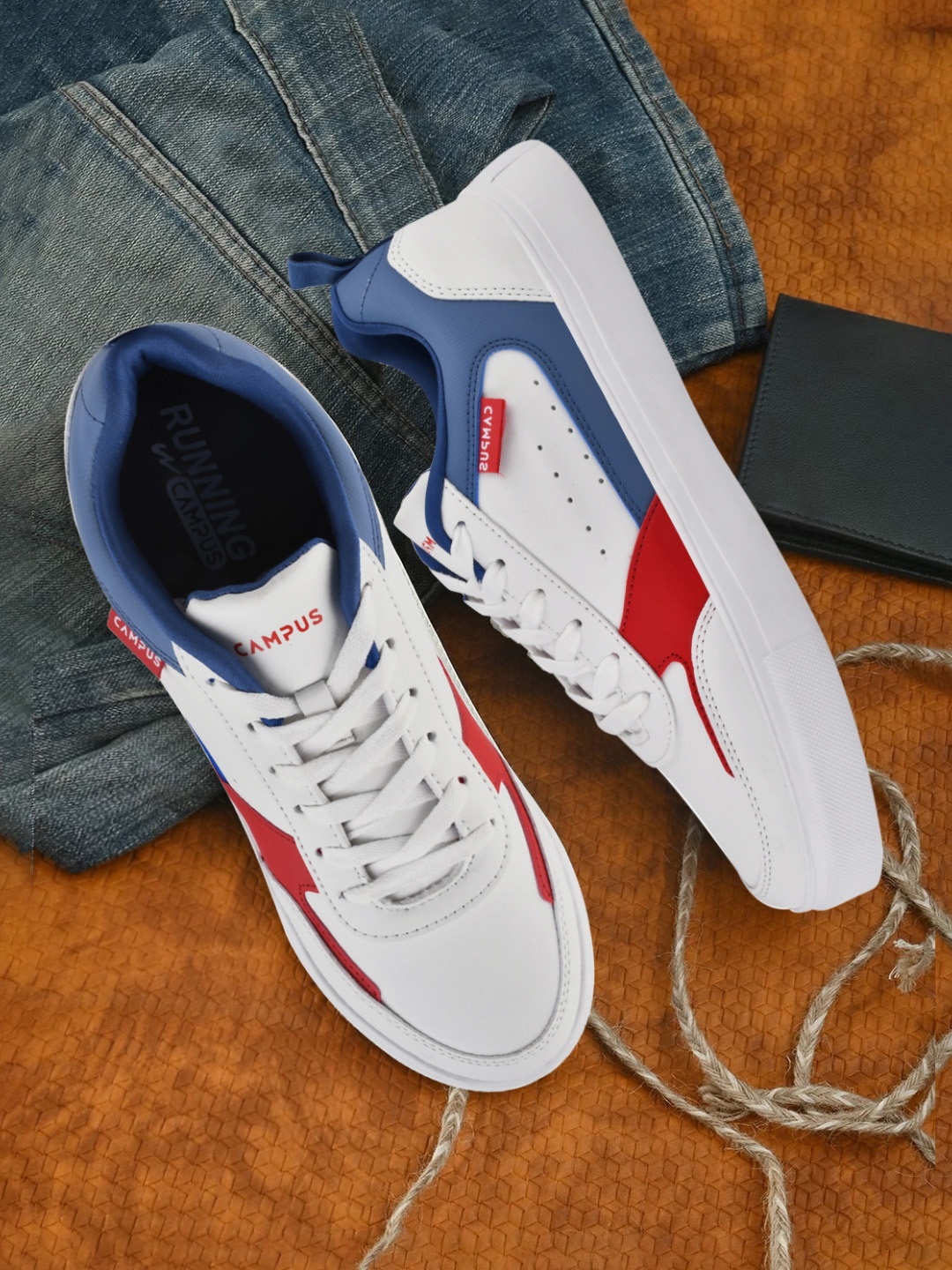 

Campus OG-01 Men Lace-Up Sneaker, White