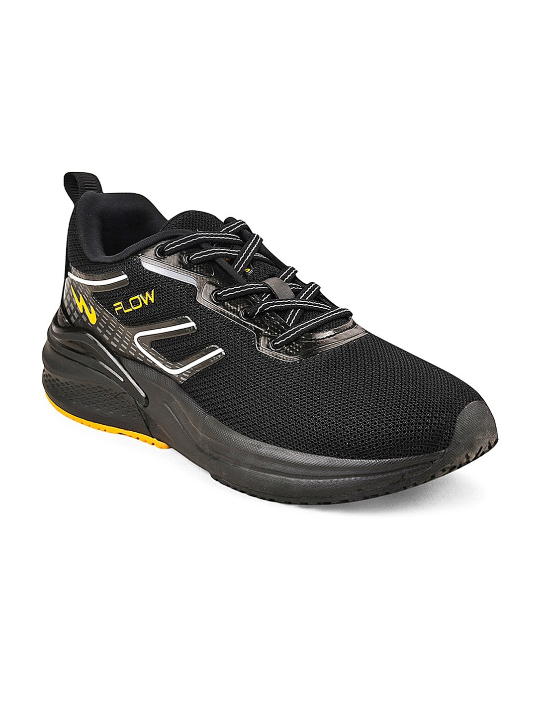

Campus Kids Mesh Running Shoes, Black