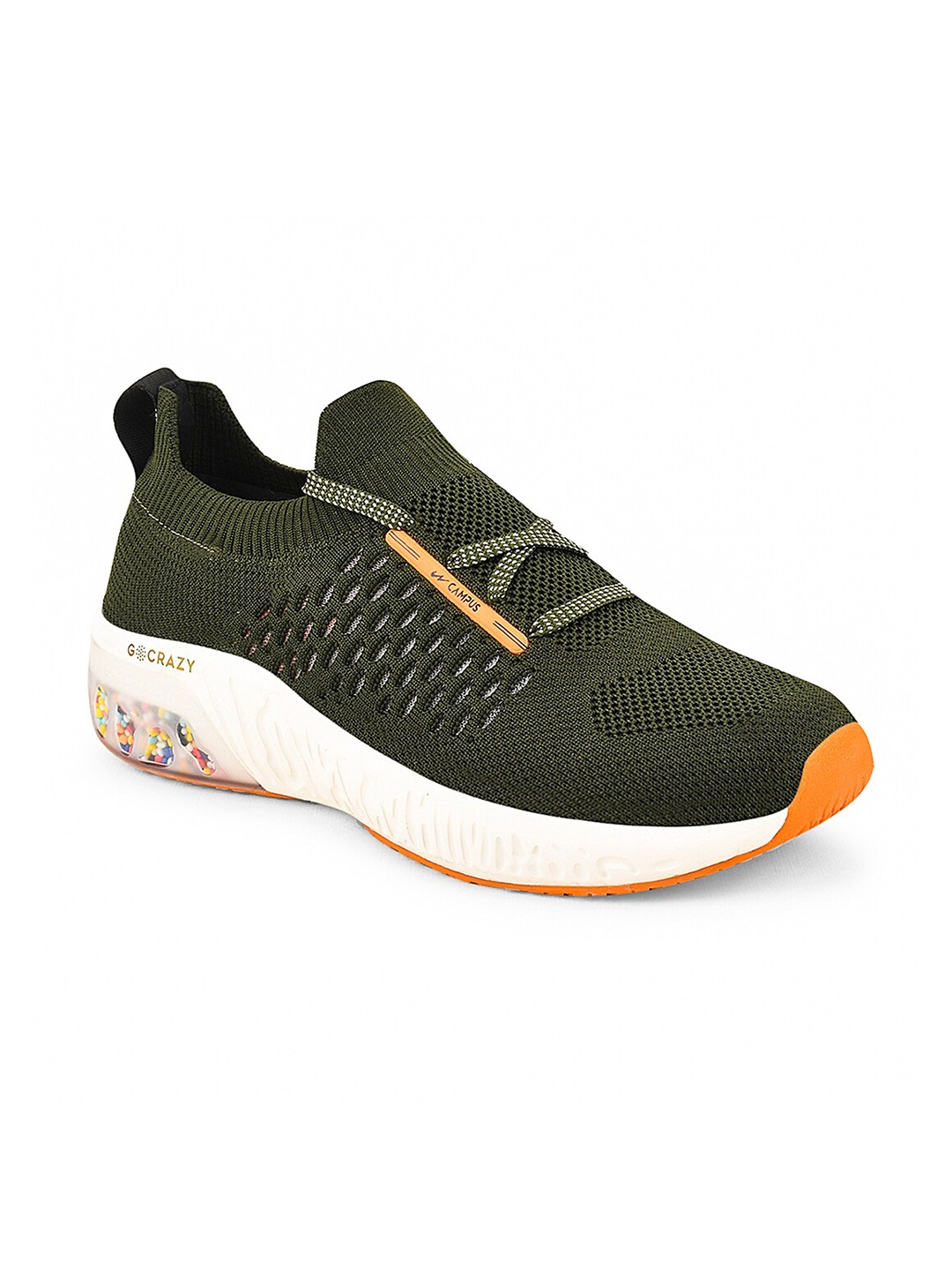 

Campus Kids Mesh Running Shoes, Olive