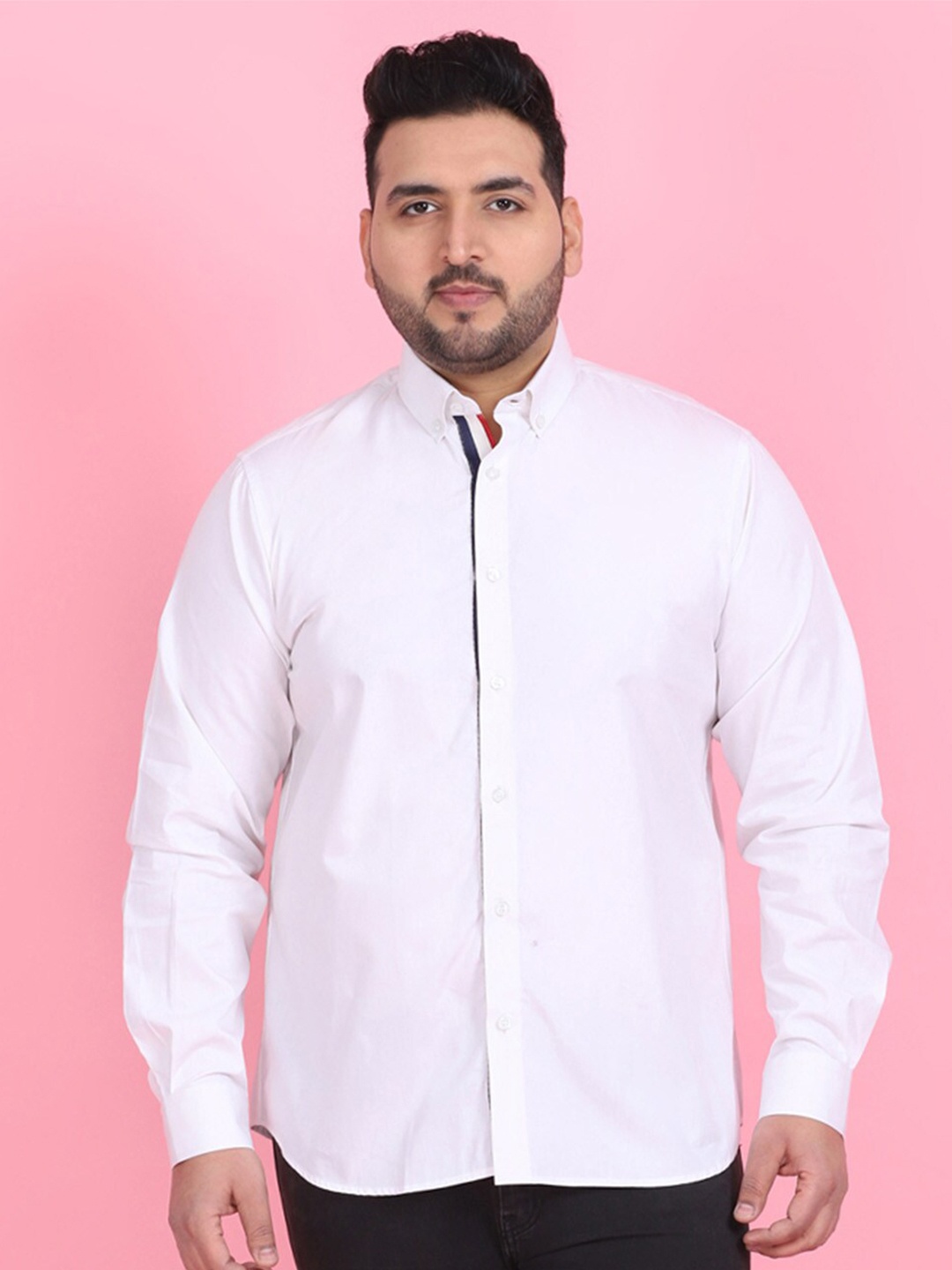 

LastInch Men White Premium Formal Shirt