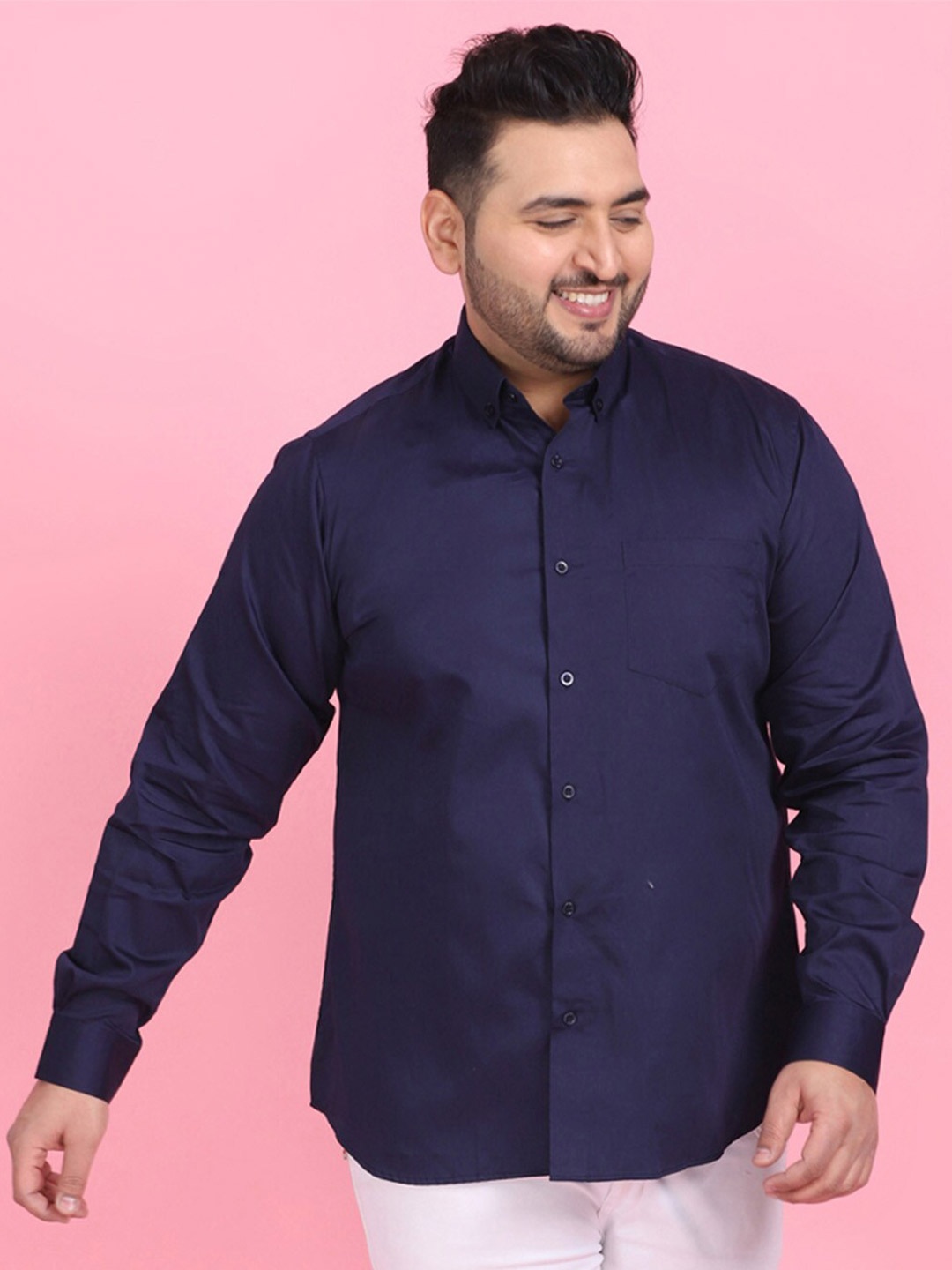 

LastInch Men Blue Premium Formal Shirt