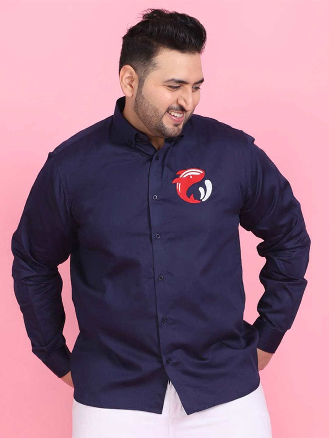 

LastInch Men Blue Premium Casual Shirt