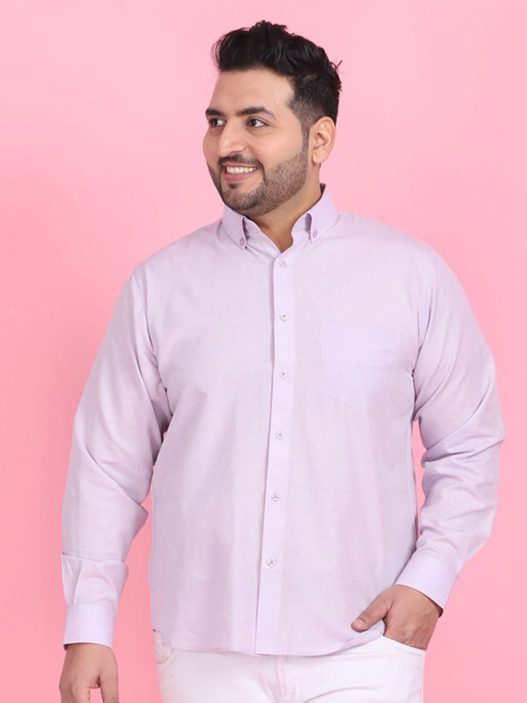 

LastInch Men Purple Premium Casual Shirt