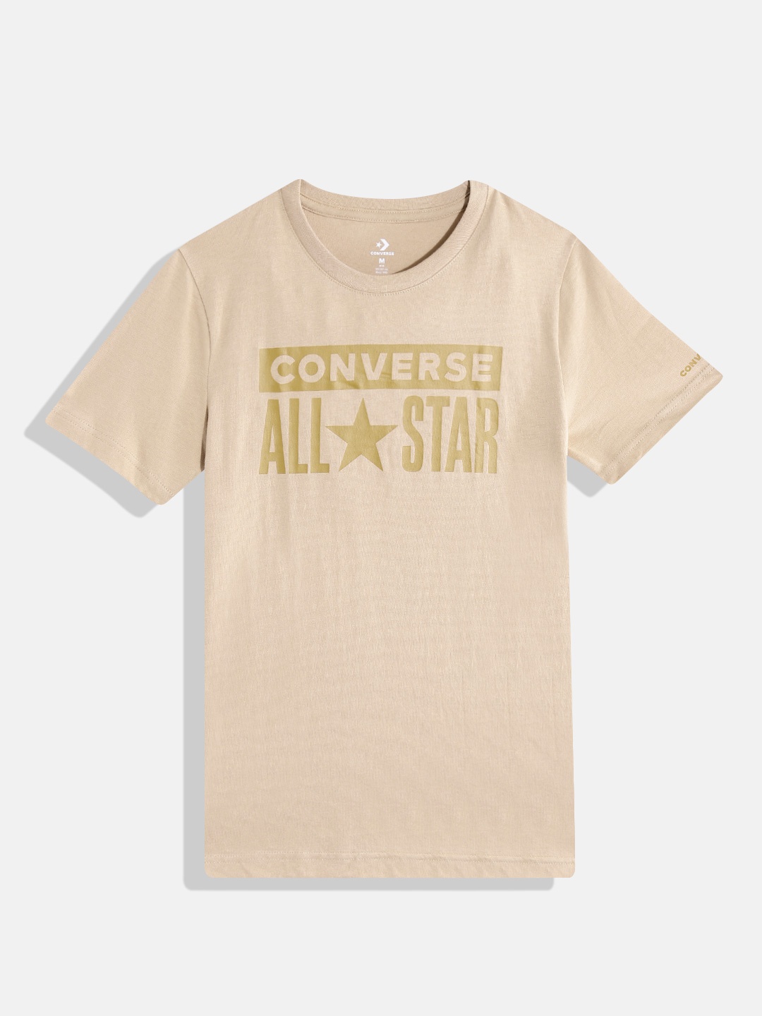 

Converse Boys Khaki Typography Printed T-shirt