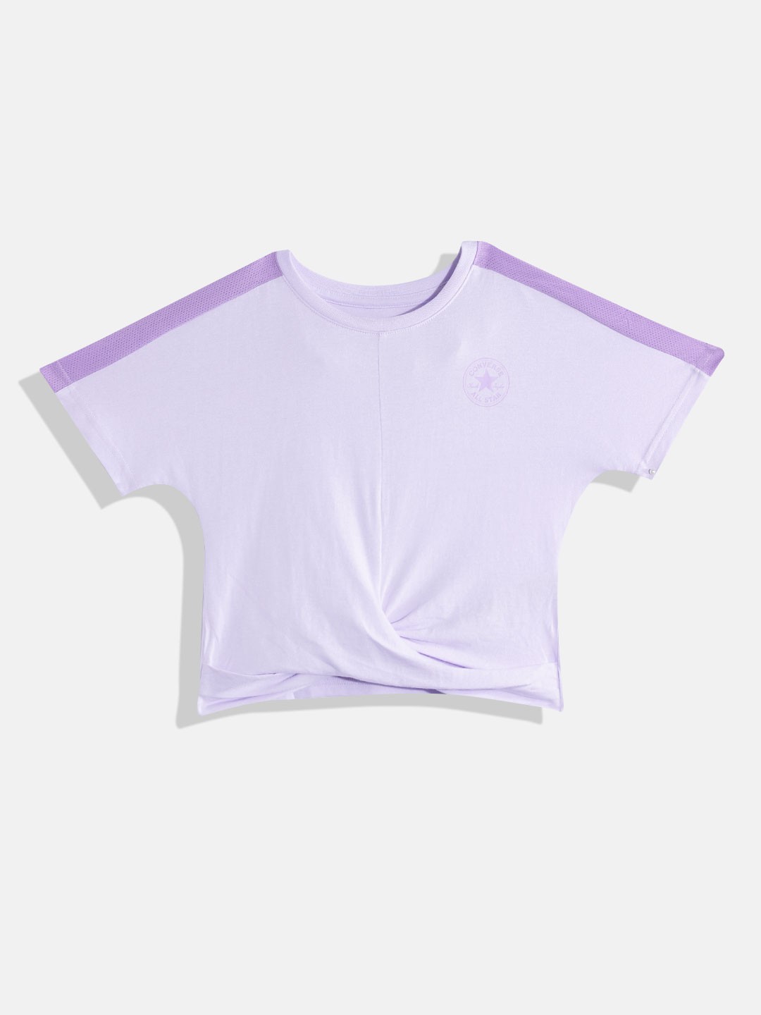 

Converse Twist Front Chuck Patch T-shirt, Violet