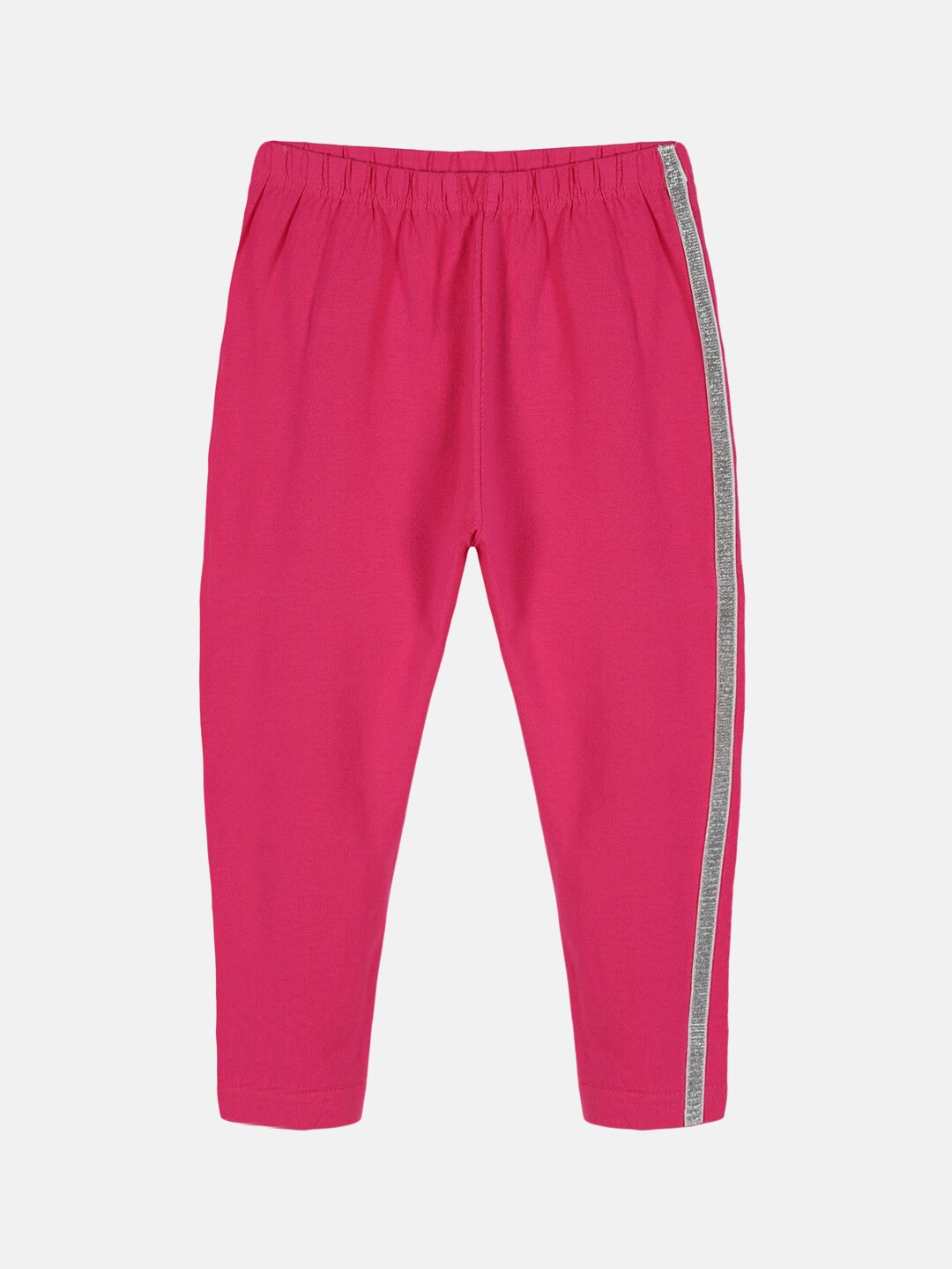 

KiddoPanti Girls Three Fourth Capri Leggings, Fuchsia