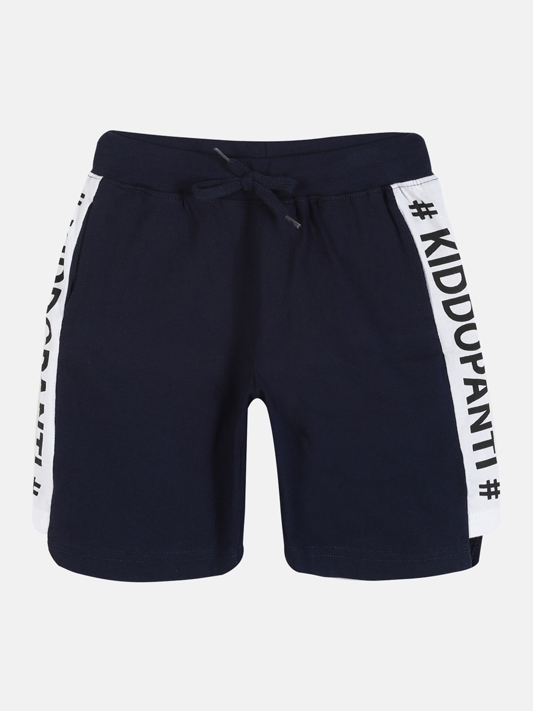 

KiddoPanti Boys Pure Cotton Shorts, Navy blue