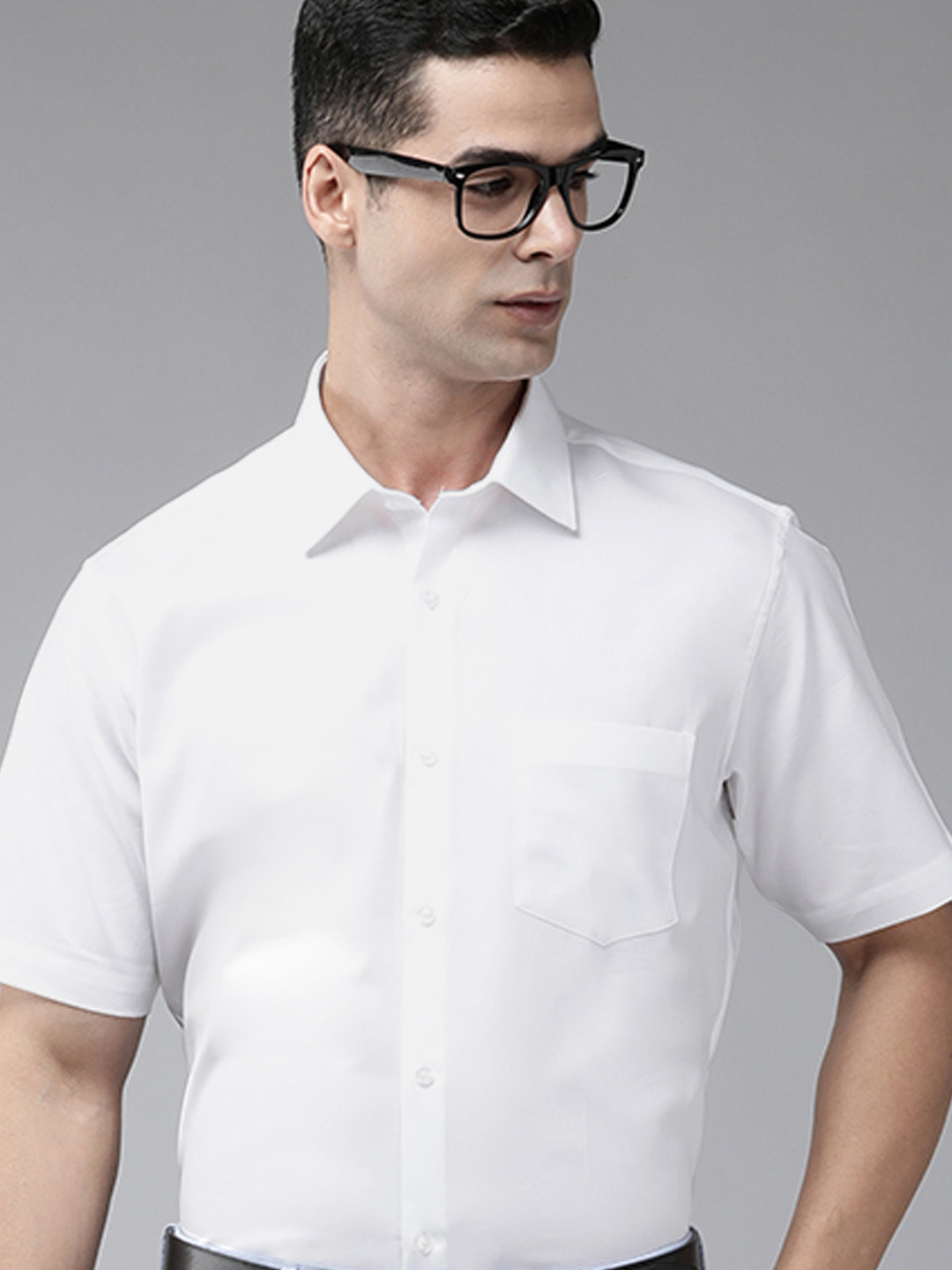 

Van Heusen Pure Cotton Custom Fit Formal Shirt, White