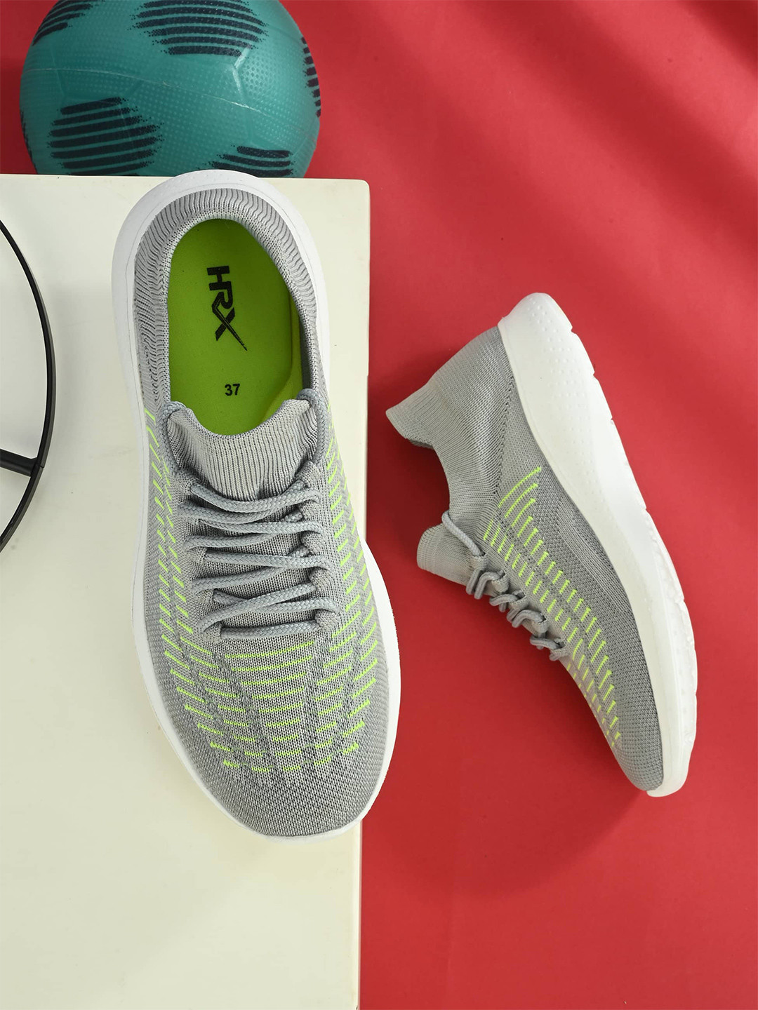 

HRX by Hrithik Roshan Women Textile Walking Shoes, Grey