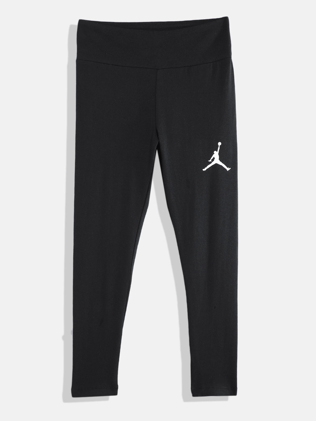

Jordan Girls Brand Logo Printed Jumpman Core Ankle Length Leggings, Black