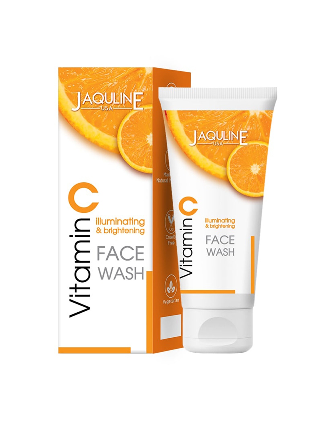 

Jaquline USA Vitamin C Illuminating & Brightening Face Wash - 100 ml, White