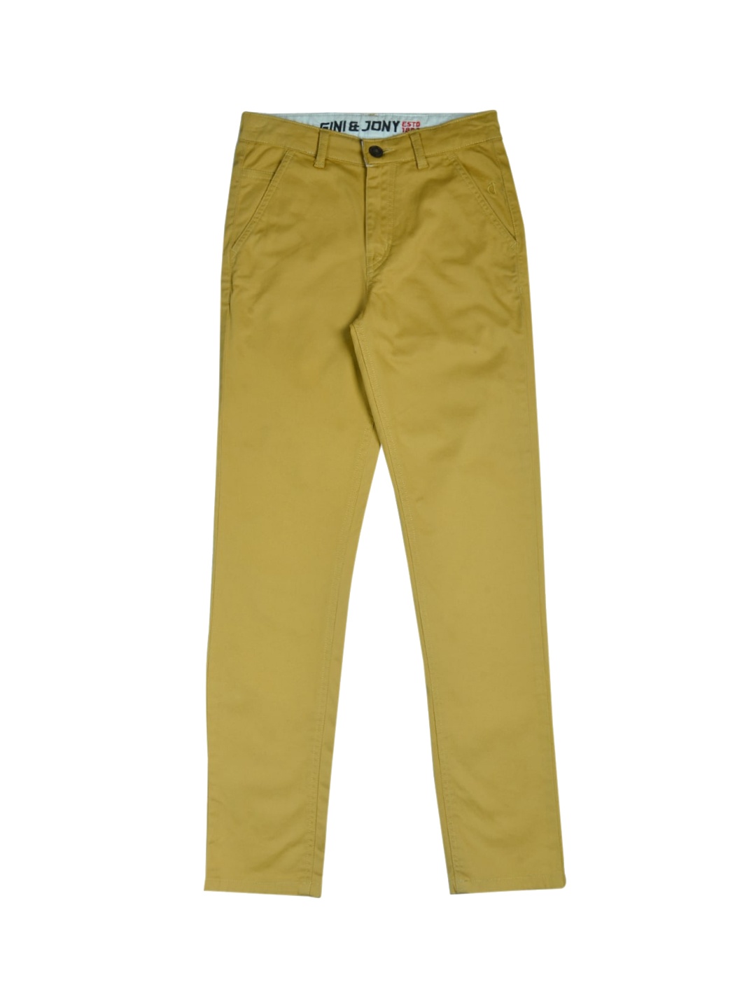 

Gini and Jony Boys Mid-Rise Cotton Chinos, Khaki