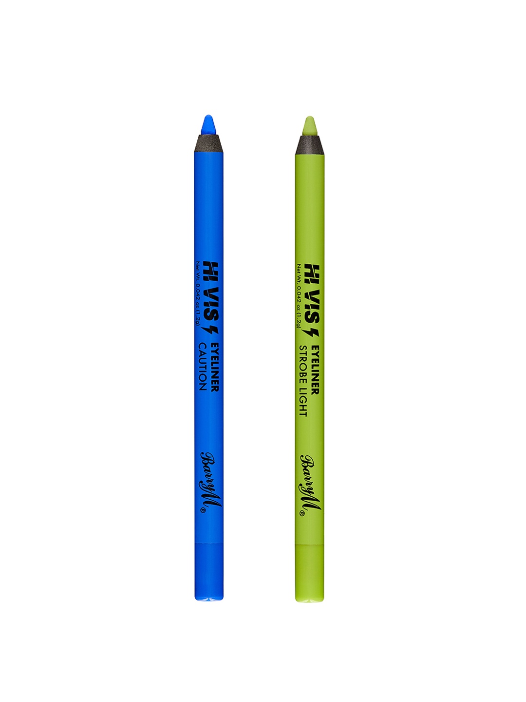 

BarryM Set of 2 Hi Vis Neon Bold Waterproof Eyeliners - 1.2 g Each, Blue
