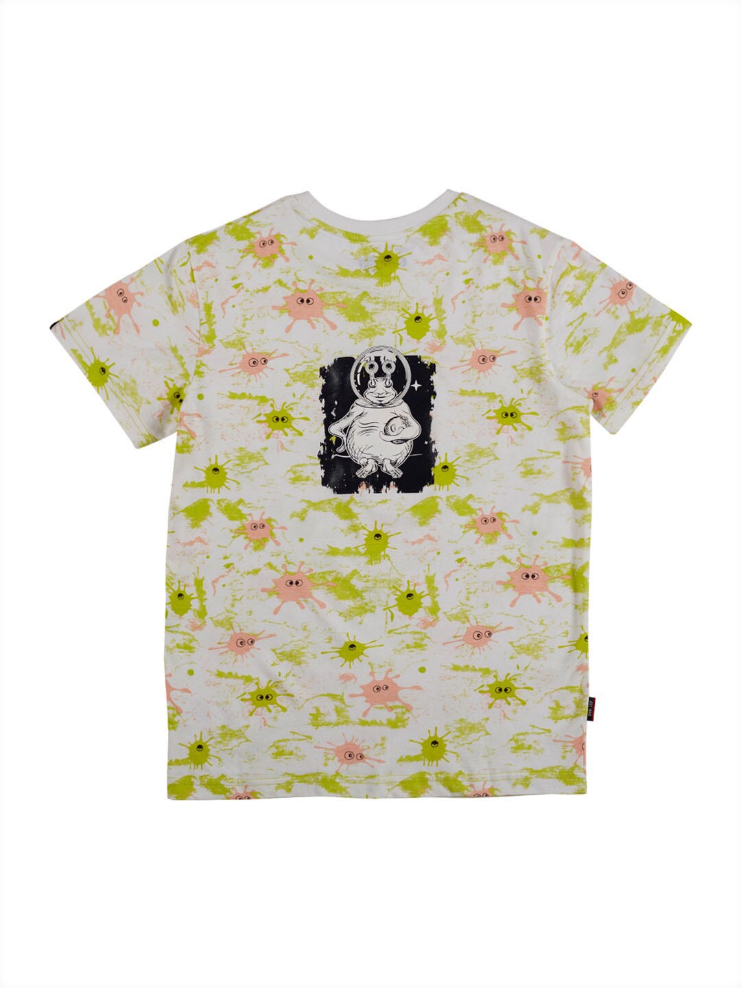 

Gini and Jony Boys Abstract Printed Cotton T-shirt, Off white