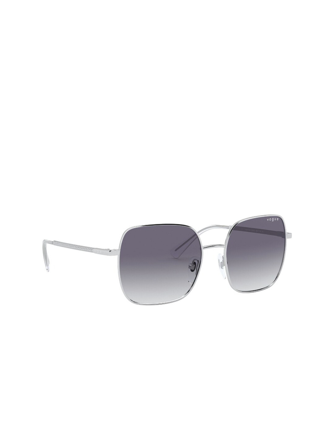 

vogue Women Square Sunglasses with UV Protected Lens 8056597233927, Silver