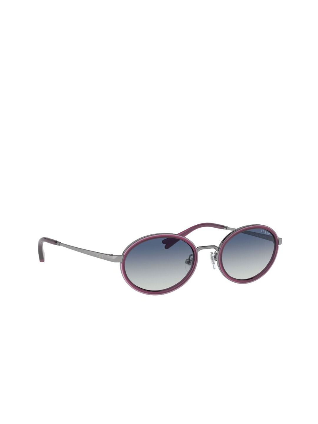 

vogue Women Lens & Oval Sunglasses with UV Protected Lens 8056597195423, Metallic