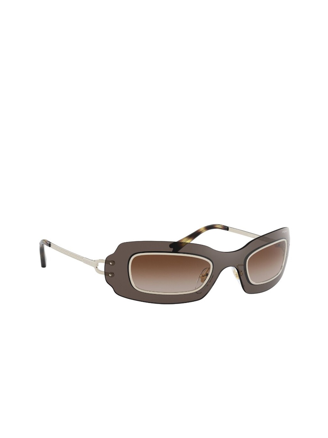 

vogue Women Aviator Sunglasses with UV Protected Lens 8056597207287, Gold