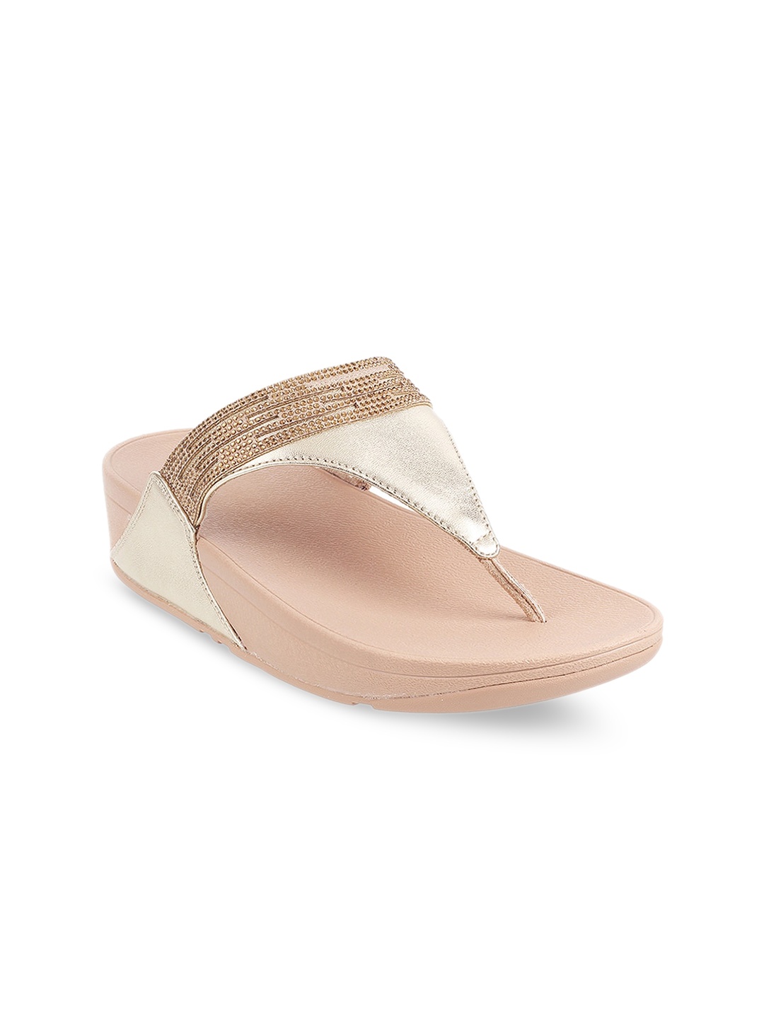 

fitflop Embellished Leather Comfort Heels, Beige