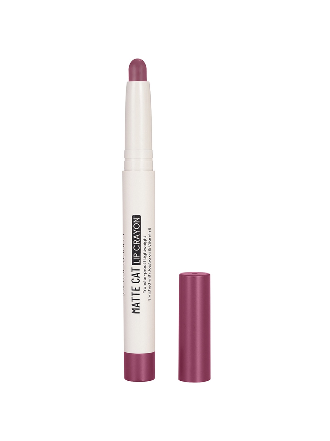 

SWISS BEAUTY Matte Cat Transfer Proof & Lightweight Lip Crayon 1.5 g - Flemingo 06, Pink