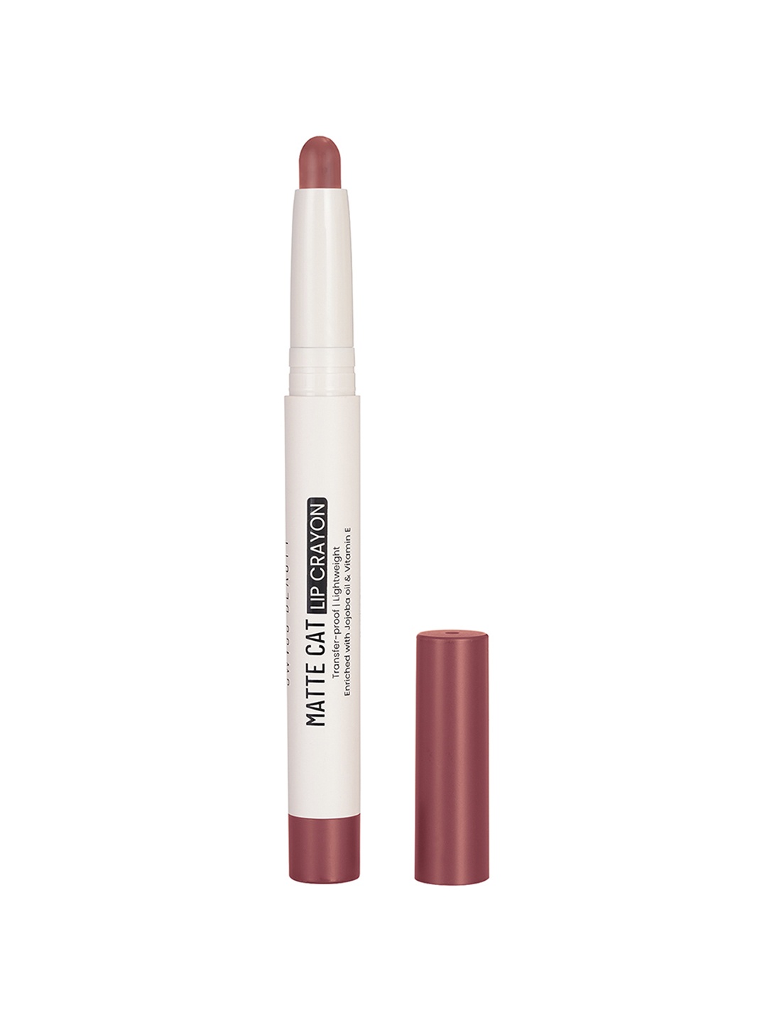 

SWISS BEAUTY Matte Cat Transfer Proof & Lightweight Lip Crayon 1.5 g - Fusion 10, Pink