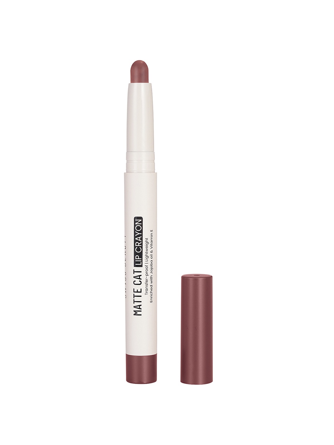 

SWISS BEAUTY Matte Cat Transfer Proof & Lightweight Lip Crayon 1.5 g - Spiced Coral 08