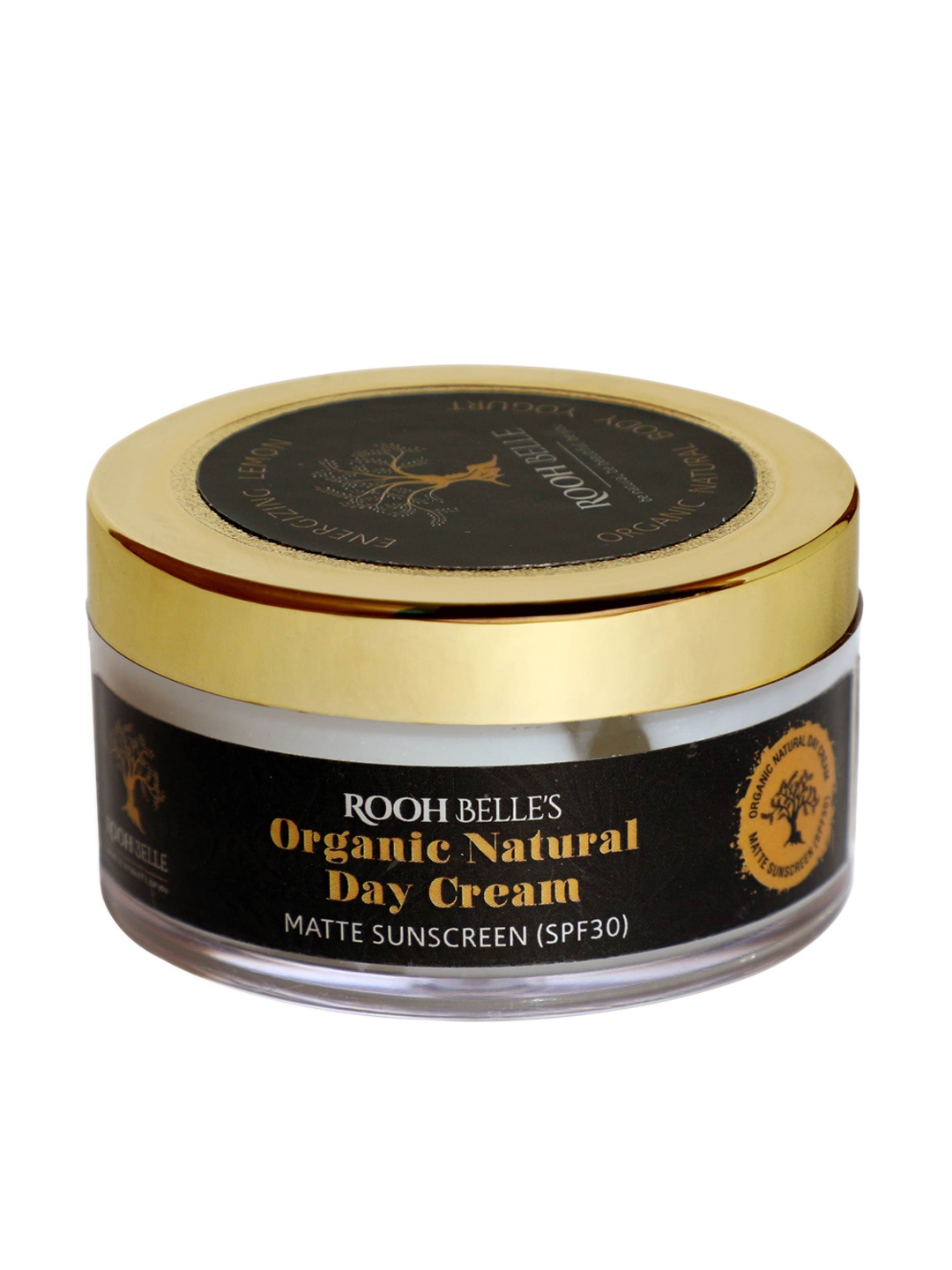 

Roohbelle Natural Sunscreen Matt Cream With SPF30 - 50gm, White