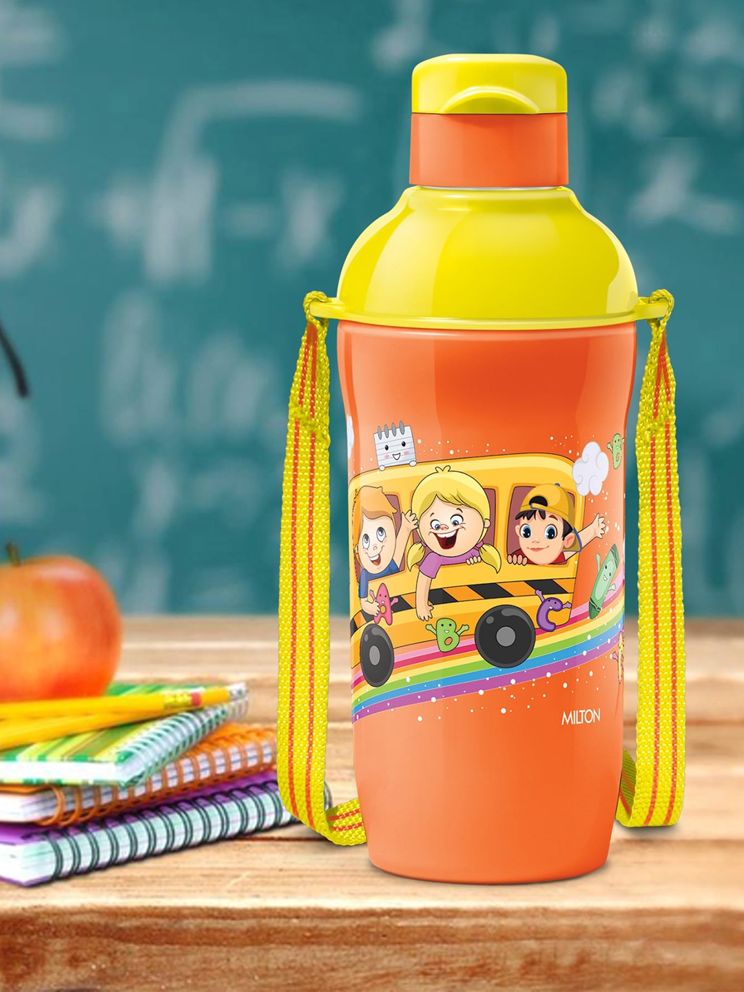 

Milton Steel Slim 400 School Kids Orange Inner Steel Insulated Bottle 420 ml