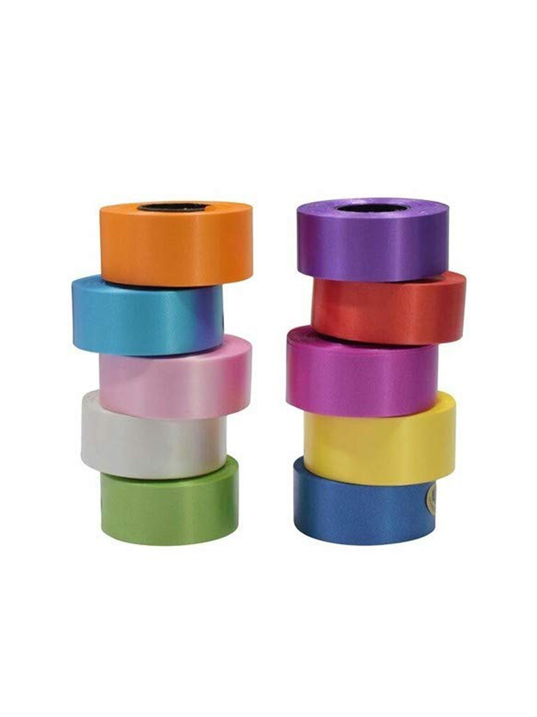 

BS AMOR 10 Pcs Satin Ribbons, Blue