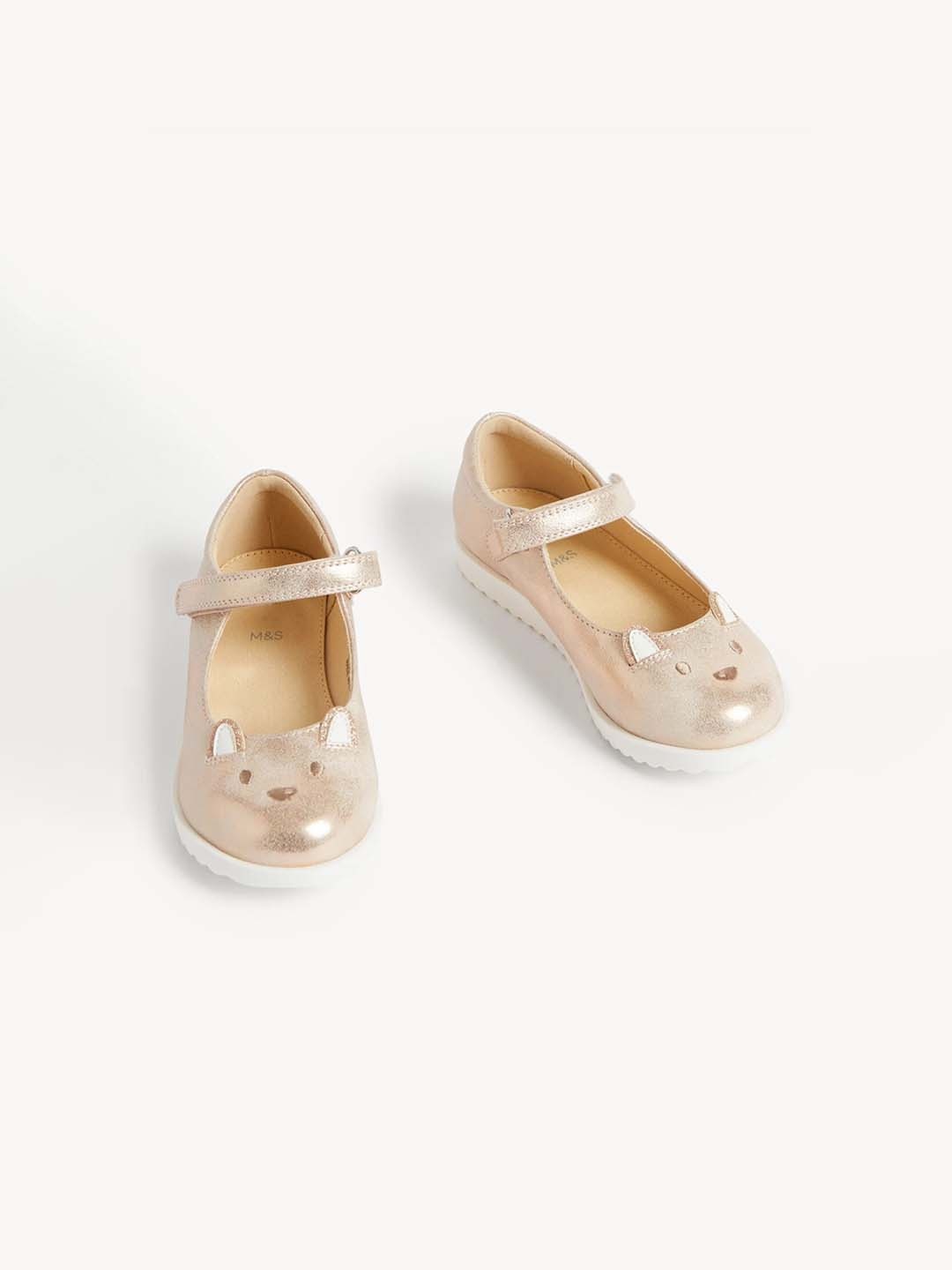 

Marks & Spencer Girls Embellished Ballerinas, Rose gold