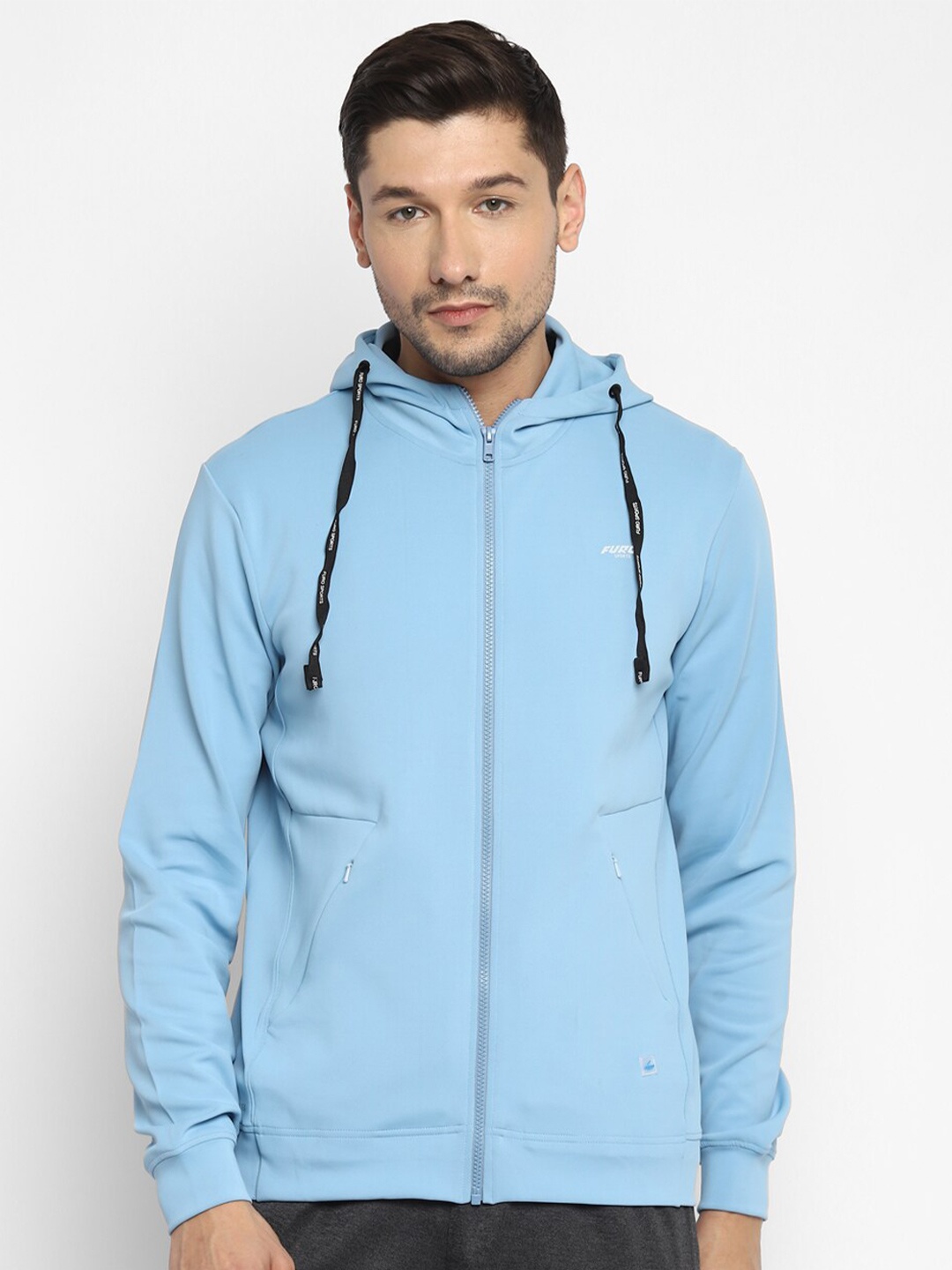 

FURO by Red Chief Hooded Front-Open Sweatshirt, Blue