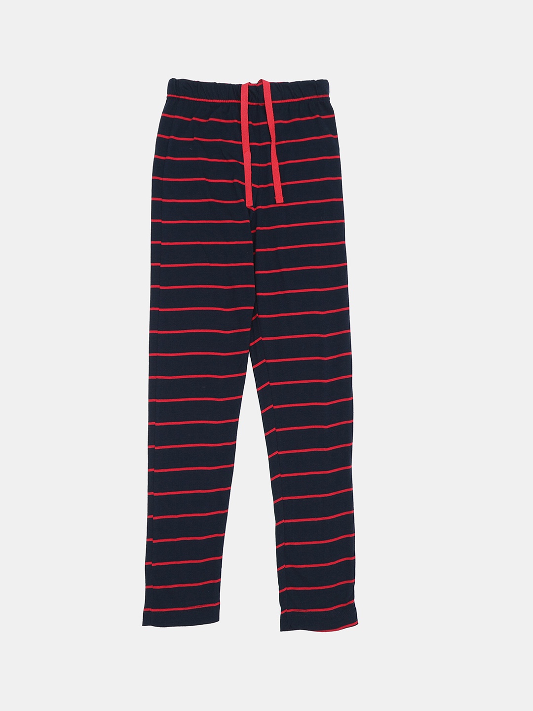 

F&S Boys Striped Pure Cotton Lounge Pants, Blue