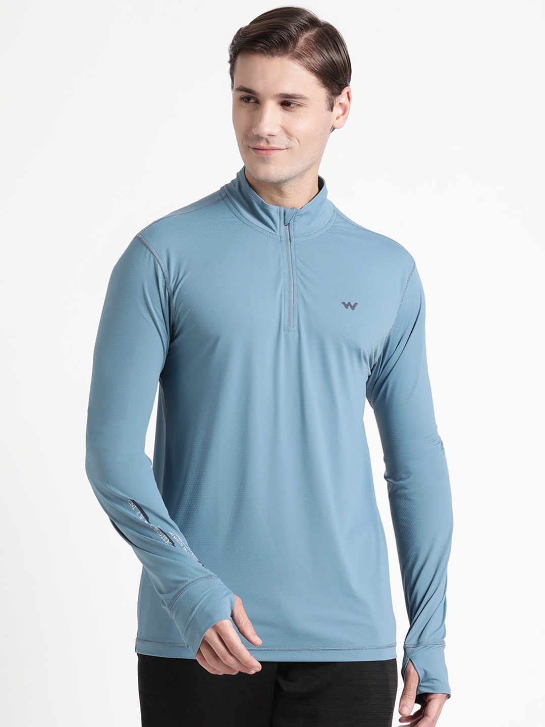 

Wildcraft High Neck Rapid-Dry T-shirt, Teal
