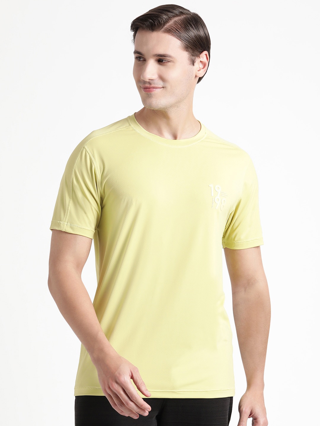 

Wildcraft Round Neck Short Sleeves Casual T-shirt, Yellow
