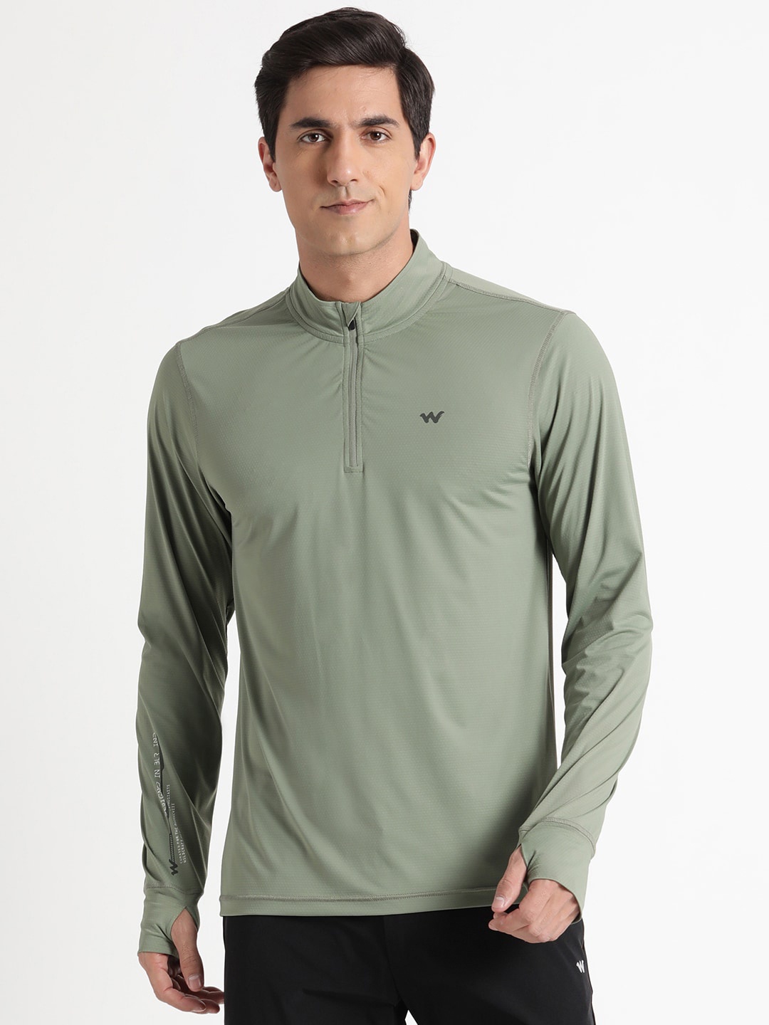 

Wildcraft Henley Neck Rapid-Dry T-shirt, Green