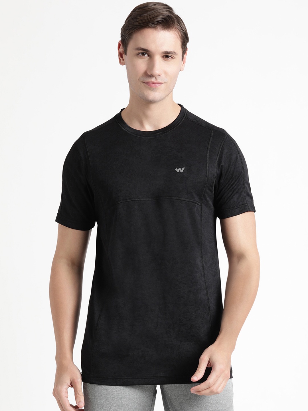 

Wildcraft Round Neck Short Sleeves Rapid Dry T-shirt, Black