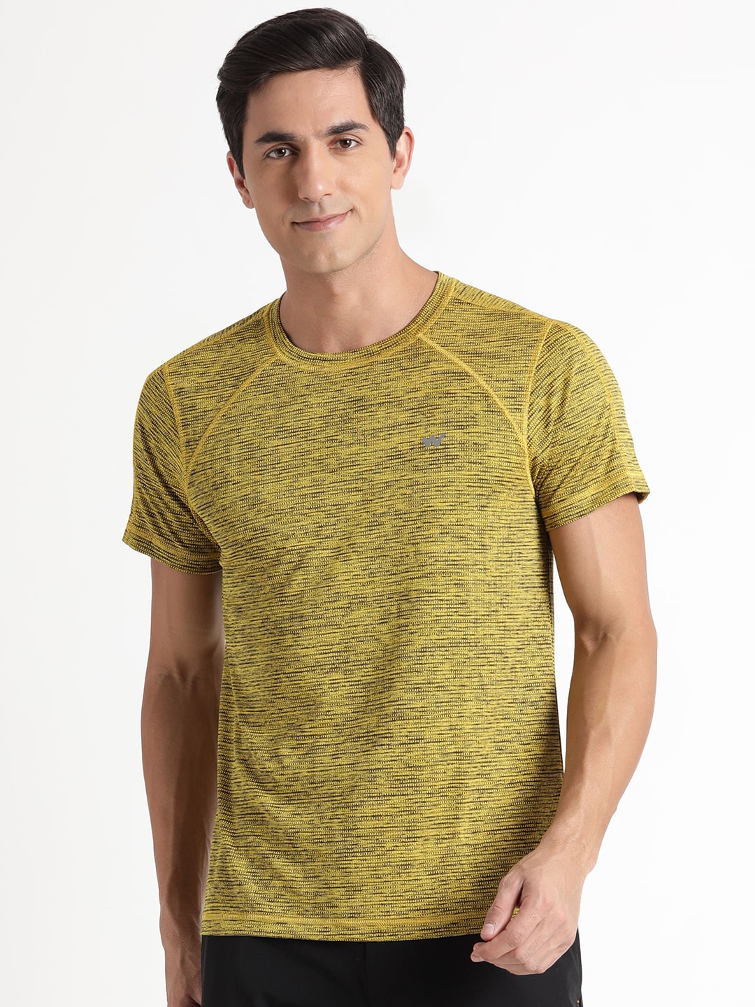 

Wildcraft Self Design Rapid-Dry Running T-shirt, Yellow