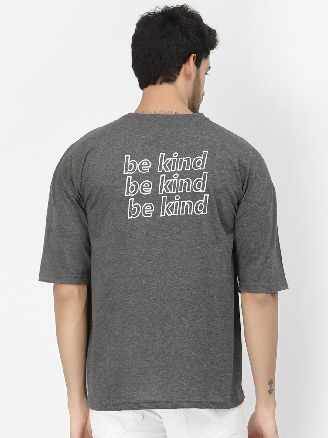 

PAUSE SPORT Men Typography Printed Cotton T-shirt, Grey