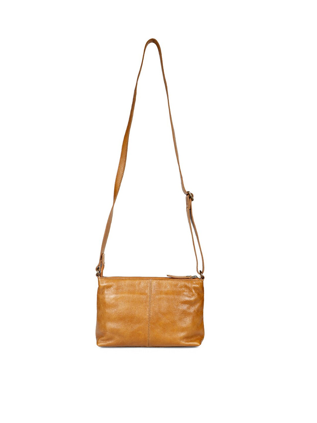 

Saint G Non-Detachable Sling Strap Leather Structured Sling Bag, Tan
